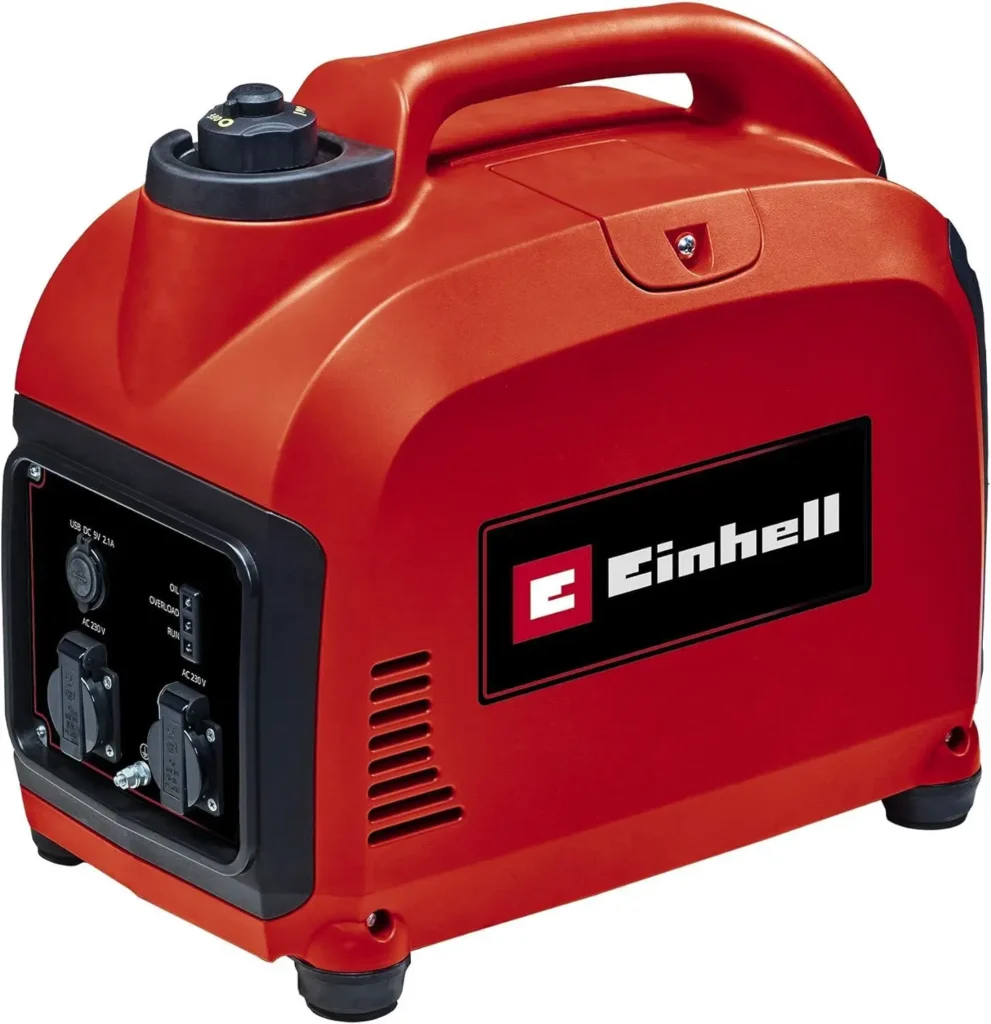 Generador inverter portatil gasolina rojo