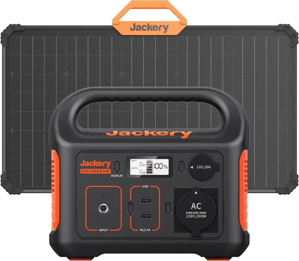 Generador solar Jackery explorer 240 generador electrico portatil