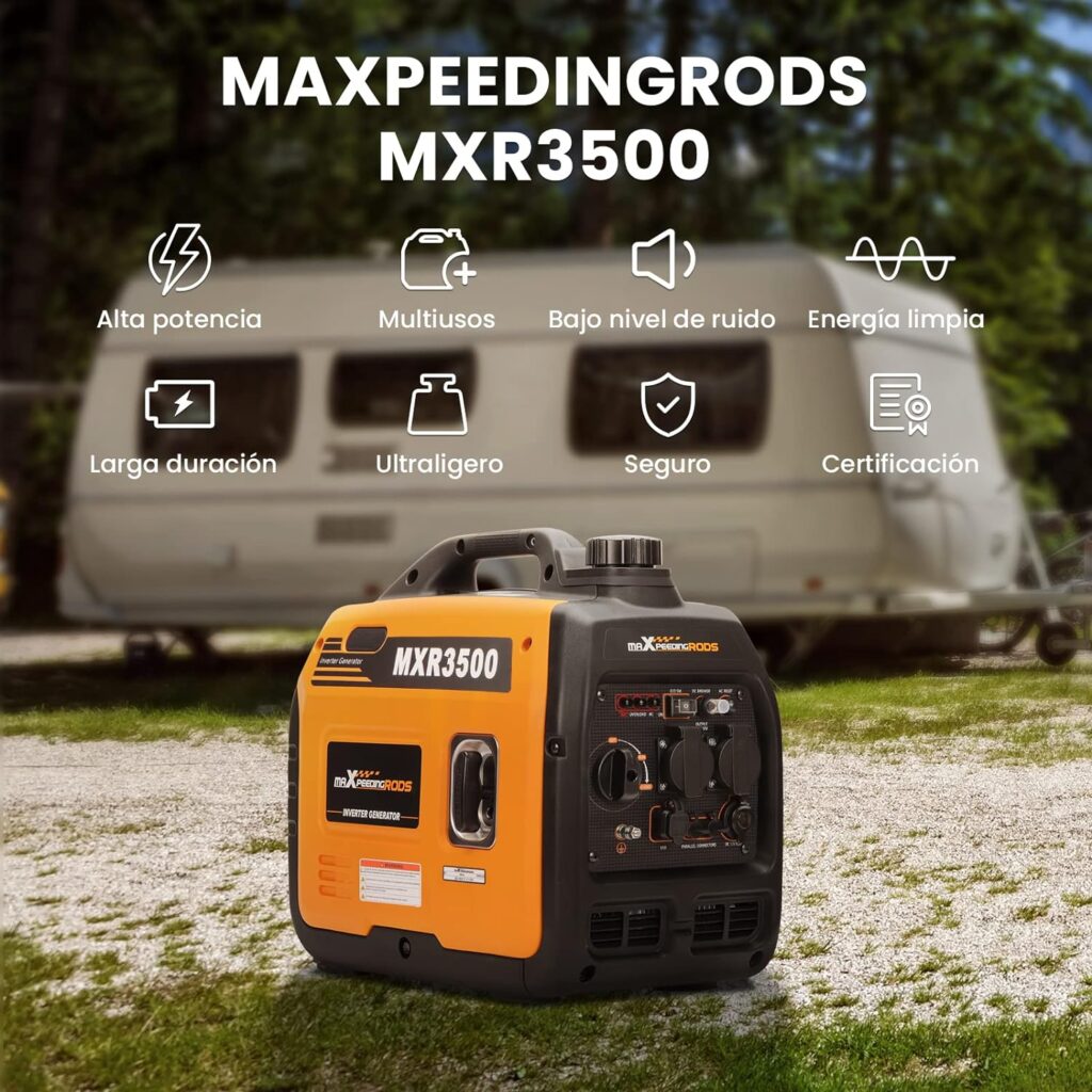 maXpeedingrods 3500 generador eléctrico inverter silencioso y portátil